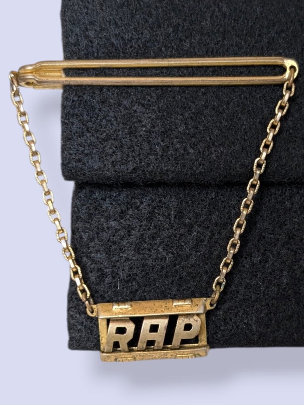V. Swank Monogrammed "RAP" Tie Clip